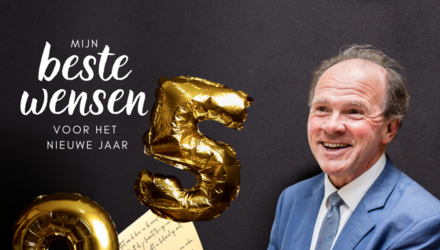 Philippe Muyters toont zijn nieuwjaarsbrief